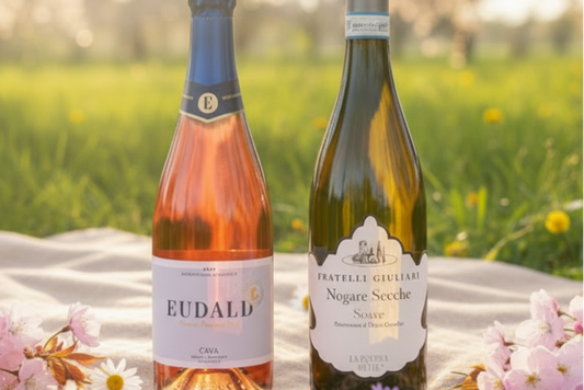 開店記念【数量限定・送料込6,600円】L’aubeの春、はじまりの2本。〜ロゼ泡＆白セット〜