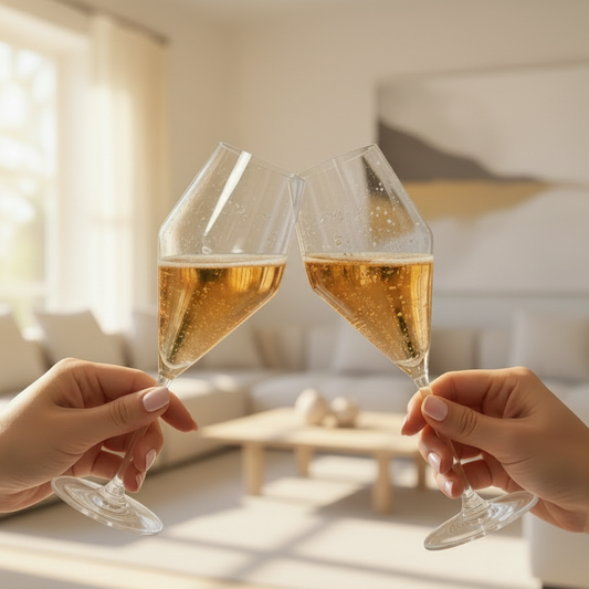 開店記念【数量限定・送料込6,600円】L’aubeの春、はじまりの2本。〜ロゼ泡＆白セット〜